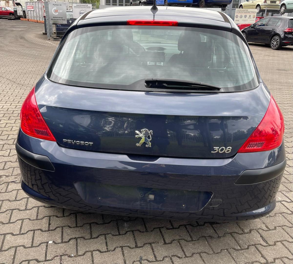 Peugeot 308 I original Heckklappe mit Heckscheibe KHH Blau Tauranga Fließheck BJ09